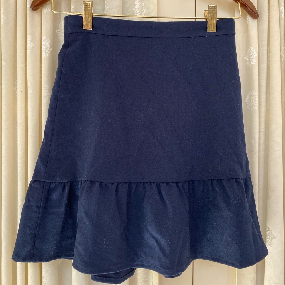 J Crew Ruffled Mini Skirt